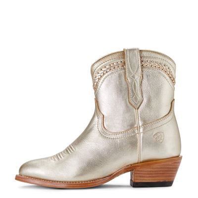 Ariat Western: Legacy R Toe Botas Western Mujer - Metal Doradas (GPNAY5680)